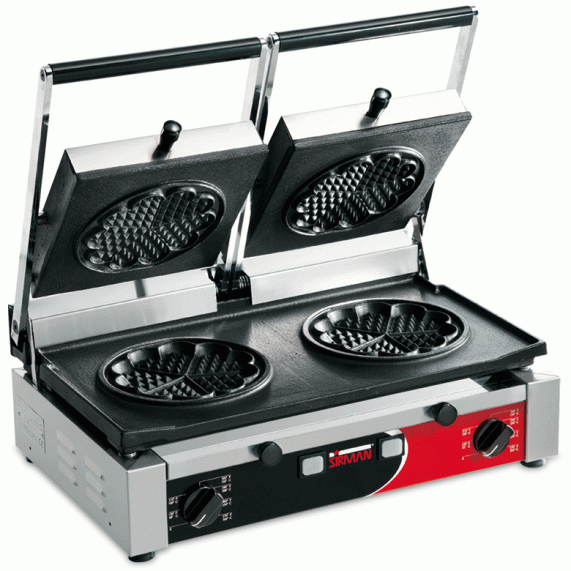 وافل ساز دوخانه تک فاز